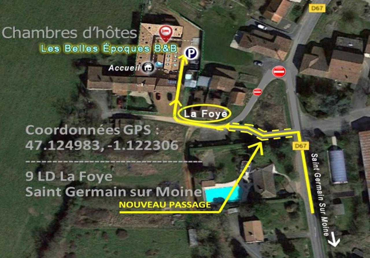 Les Belles Epoques B&B - Proche Puy Du Fou Saint-Germain-sur-Moine Exterior foto